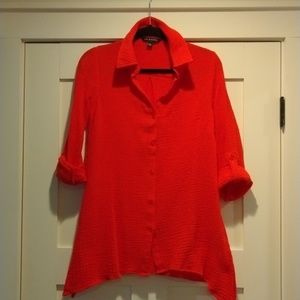 Zac & Rachel Gauze Top, Size: Small, Color: Red